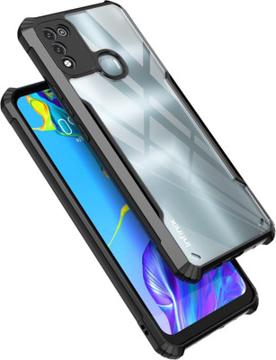 Slugabed Back Cover for Infinix Hot 10 Play(Black, Transparent, Shock Proof, Pack of: 1)