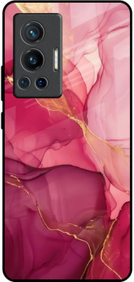 QRIOH Back Cover for Vivo X70 Pro(Red, Grip Case, Pack of: 1)