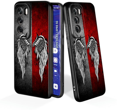 printwhiz Back Cover for Oppo Reno12 Pro 5G(Black)