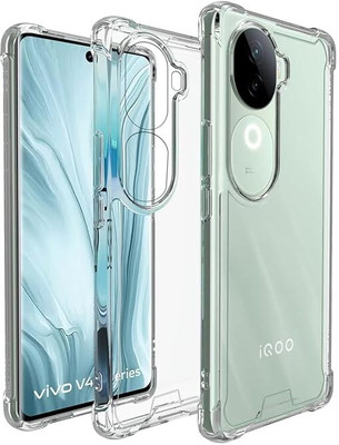 Bmb Back Cover for vivo V40e 5G(Transparent, Flexible, Silicon, Pack of: 1)