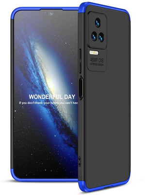 zaperhub Back Cover for Poco F4 5G(Blue, Dual Protection, Pack of: 1)