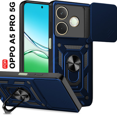 AESTMO Back Cover for Oppo A5 Pro 5G(Blue, Slider, Pack of: 1)