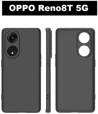 vizo Back Cover for OPPO Reno8T 5G(Black, Shock Proof, Pack of: 1)