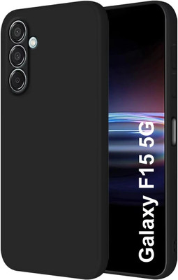 AIZLO Back Cover for SAMSUNG Galaxy F15 5G(Black, Microfiber Lining, Silicon, Pack of: 1)