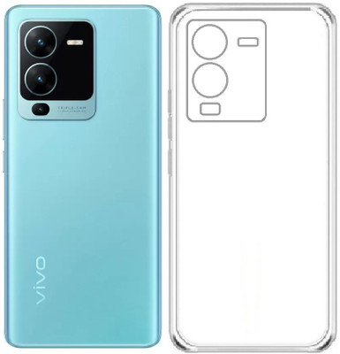 Carrywrap Back Cover for Vivo V25 Pro(Transparent, Camera Bump Protector, Pack of: 1)