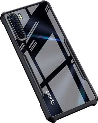 Print maker Back Cover for Realme XT(Black, Transparent, Dual Protection, Pack of: 1)