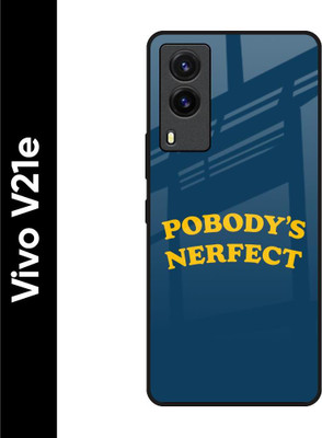 Hocopoco Back Cover for Vivo V21e(Blue, Yellow, Grip Case, Pack of: 1)
