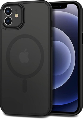 Doubledicestore Back Cover for Apple iPhone 12(Black, Matte Finish, Pack of: 1)