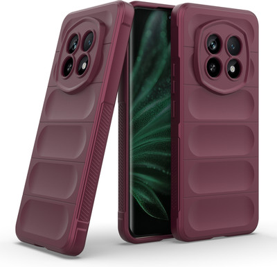 GLOBAL NOMAD Back Cover for Realme P2 Pro 5G(Maroon, 3D Case, Silicon, Pack of: 1)