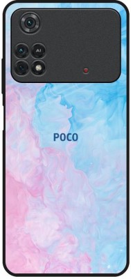 Hocopoco Back Cover for Poco M4 Pro(Multicolor, Grip Case, Pack of: 1)