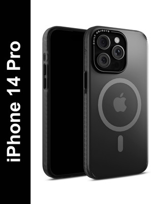 DailyObjects Back Cover for APPLE iPhone 14 Pro(Black, Hard Case, Pack of: 1)