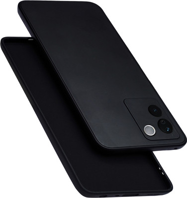 Micvir Back Cover for Vivo T3 Pro 5G(Black, Dual Protection, Silicon, Pack of: 1)