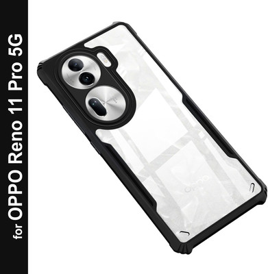 Chic Vibe Back Cover for OPPO Reno 11 Pro 5G(Black, Shock Proof, Pack of: 1)