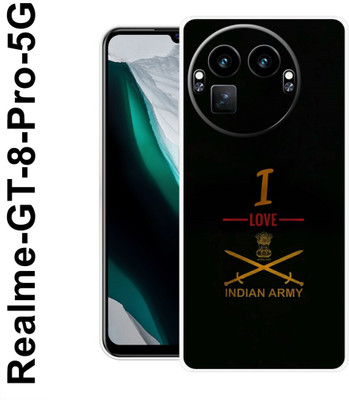 MOBIFLY Back Cover for Realme GT 8 Pro 5G, Army, Lover, I, Love, Indian, Army, 31(Black, Flexible, Pack of: 1)