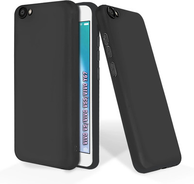 Phone Case Cover Back Cover for Vivo V5, Vivo V5S , Vivo Y67(Black, Shock Proof, Silicon, Pack of: 1)