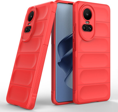 GLOBAL NOMAD Back Cover for OPPO Reno 10 Pro 5G(Red, Grip Case, Silicon, Pack of: 1)