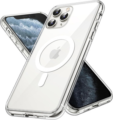 Digilett Back Cover for Apple iphone 11 Pro(Transparent, Magnetic Case, Silicon, Pack of: 1)