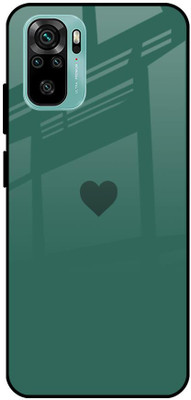 Hocopoco Back Cover for Redmi Note 10S(Green, Grip Case, Pack of: 1)