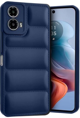 Fastship Back Cover for Motorola G34 5G(Blue, Dual Protection, Silicon, Pack of: 1)