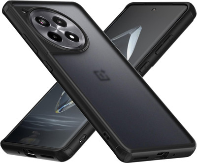 Kapa Back Cover for Oneplus 12R(Black, Shock Proof, Pack of: 1)