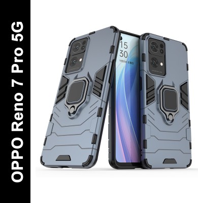 Casener Back Cover for OPPO Reno 7 Pro 5G(Blue, Shock Proof, Pack of: 1)