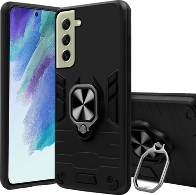 SMARTPOCKET Back Cover for Samsung Galaxy S21 FE 5G(Black, Rugged Armor, Pack of: 1)