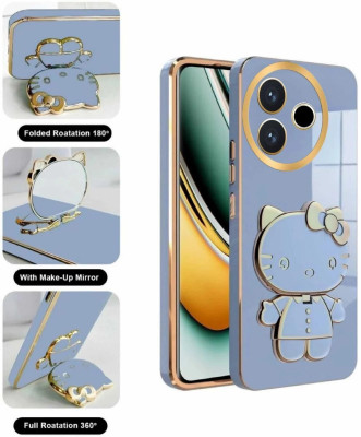 RESOURIS Back Cover for vivo Y39, vivo Y39 5G(Blue, Gold, Cases with Holder, Pack of: 1)
