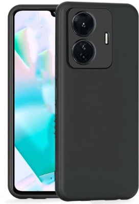 LILLIPUT Back Cover for Vivo Iqoo Z6 Lite(Black, Silicon)