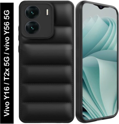 Doubledicestore Back Cover for vivo t2x 5g, Vivo Y56 5G, Vivo Y16(Black, Pack of: 1)