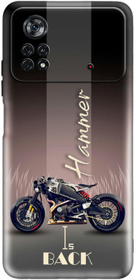 CLASSYPRINT Back Cover for Poco X4 Pro 5G(Black)