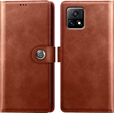 Rofix star Back Cover for VIVO Y31S(Brown, Shock Proof, Pack of: 1)
