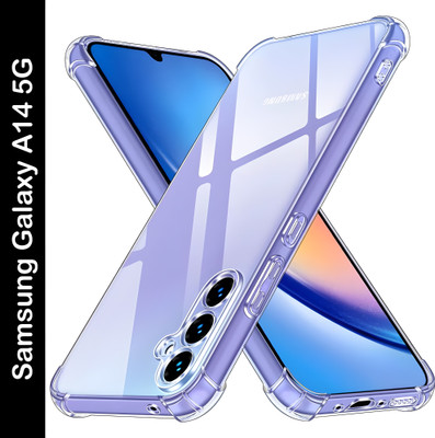 ADI Creations Back Cover for Samsung Galaxy A14 5G(Transparent, Camera Bump Protector, Silicon, Pack of: 1)