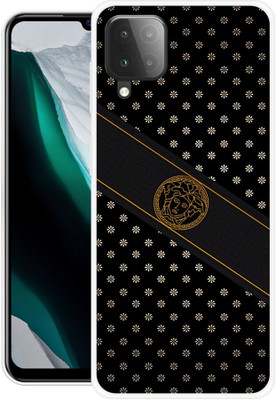 FUGGA Back Cover for Samsung Galaxy A12, SM-A127FZBLINS, VERSACE, MEDUSA, PATTERN, LOGO, SIGN(Black, Flexible, Silicon, Pack of: 1)
