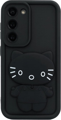 PEEPERLY Back Cover for Samsung Galaxy S22 Ultra Shockproof Protective Meow Makeup Mirror Case(Black, Shock Proof, Pack of: 1)