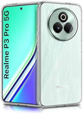 Kosher Traders Back Cover for Realme P3 Pro ( 360° Protection Crystal Clear Soft TPU Case with Cushioned Edges )(Transparent, Dual Protection, Silicon)