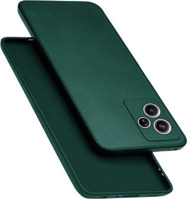 Micvir Back Cover for Realme GT 6T 5G(Green, Dual Protection, Silicon, Pack of: 1)