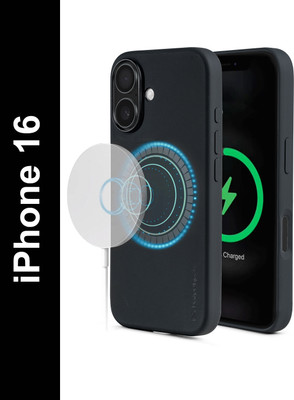 DailyObjects Back Cover for iPhone 16(Grey, Hard Case, Pack of: 1)