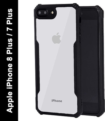 SRT Back Cover for Apple iPhone 8 Plus(Black, Pack of: 1)
