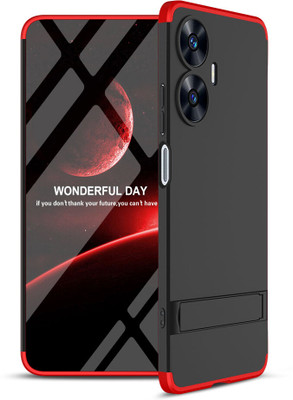 FlareHUB Back Cover for Realme C55(Red, Hard Case, Pack of: 1)