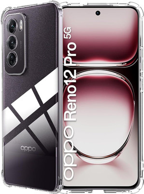 NEXZONE Back Cover for OPPO Reno 12 Pro 5G(Transparent, Grip Case, Silicon, Pack of: 1)