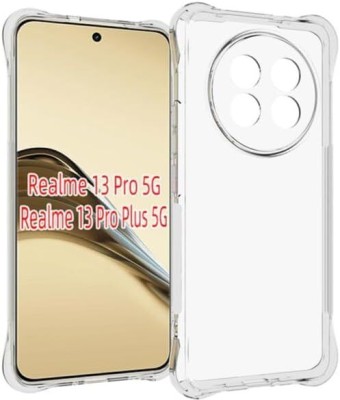 MoreFit Bumper Case for Realme 13 Pro Plus 5G(Transparent, Grip Case, Silicon, Pack of: 1)