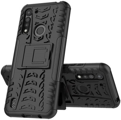 OneLike Back Cover for Motorola Moto G8 Power Lite(Black, Rugged Armor, Pack of: 1)