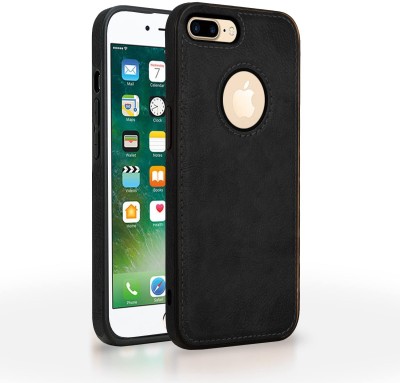SUNSHINE Back Cover for Flexible Pu Leather Super Soft-Touch | Bumper Case for Apple iPhone 7 Plus(Black, Grip Case, Silicon, Pack of: 1)