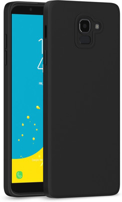 Pikkme Back Cover for Samsung Galaxy J6(Black, Camera Bump Protector, Silicon, Pack of: 1)