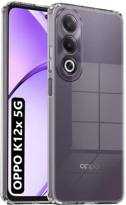 Casenew Back Cover for Oppo K12x 5G(Transparent, Shock Proof, Silicon, Pack of: 1)