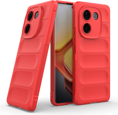 GLOBAL NOMAD Back Cover for iQOO Z9s Pro 5G(Red, 3D Case, Silicon, Pack of: 1)