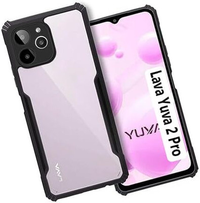 WILMESSOL Bumper Case for Lava Yuva 2 Pro(Black, Camera Bump Protector, Pack of: 1)