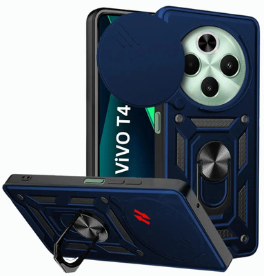 Fablue Back Cover for Vivo T4 5G(Blue, Rugged Armor, Pack of: 1)