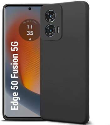 NKCASE Back Cover for MOTOROLA Edge 50 Fusion, MOTOROLA G85 5G(Black, Shock Proof, Pack of: 1)