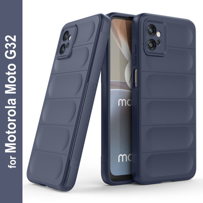 GLOBAL NOMAD Back Cover for Motorola G32(Blue, Grip Case, Silicon, Pack of: 1)